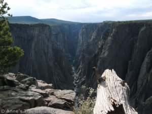 Exclamation Point on the North Rim of Black Canyon of the Gunnison, Black Canyon National Park, Colorado