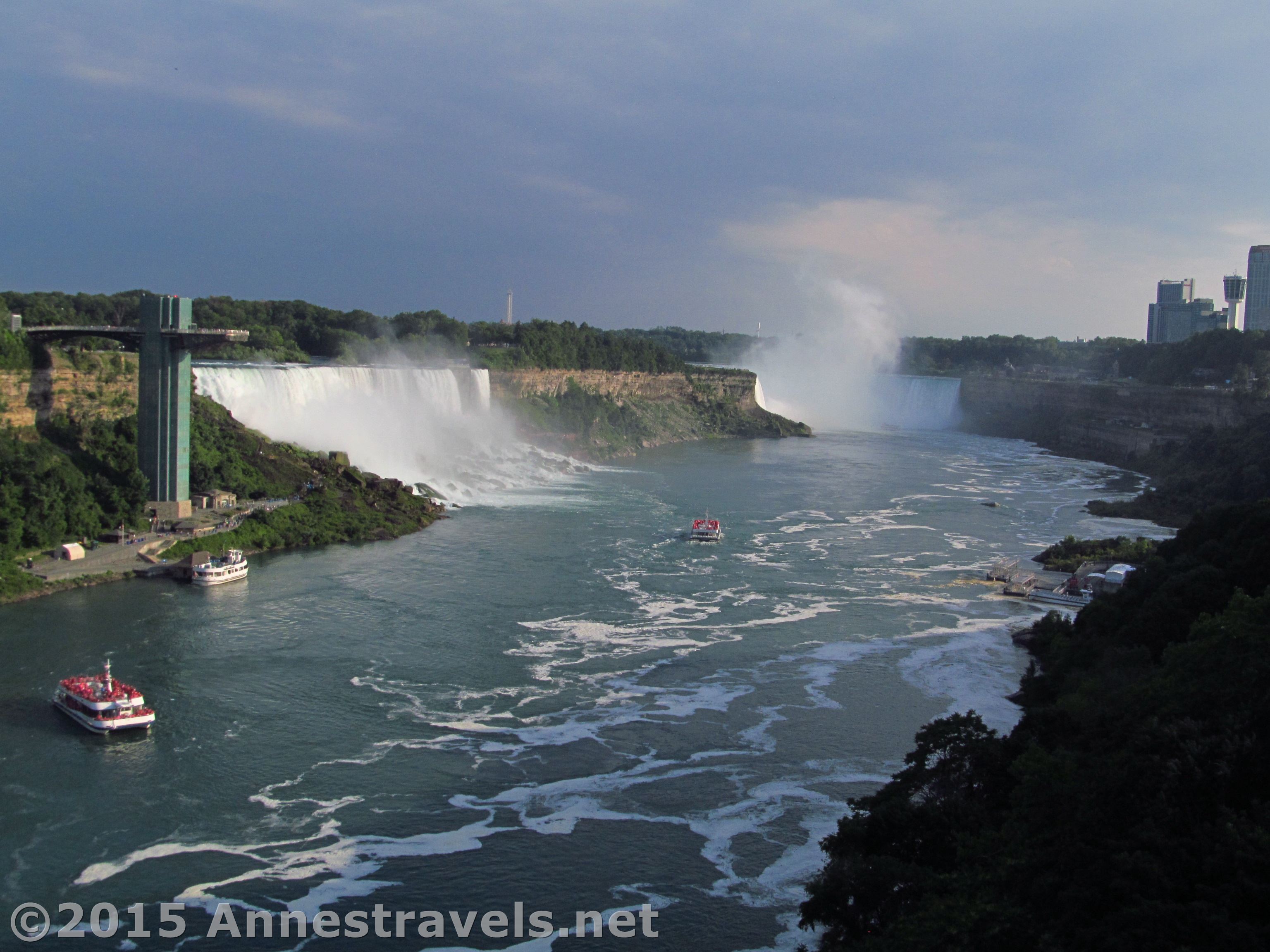 Niagara Falls from the Bridge - Anne's Travels