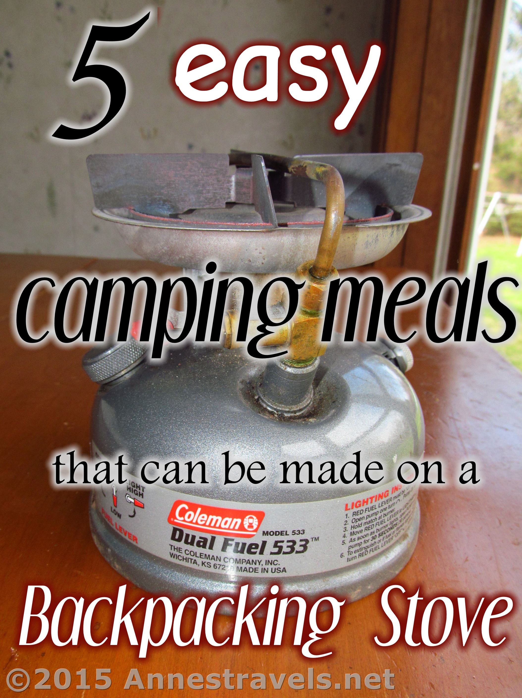 5 Easy Camping Meals Made on a Backpacking Stove