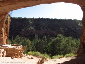 The reconstructed kiva in Alcove House, Bandelier National Monument, New Mexico