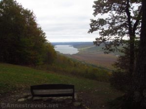 Views over Honeoye Lake from Harriet Hollister Spencer State Park, New York