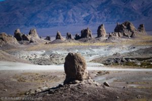 Rock spires at the Trona Pinnacles National Natural Landmark, California