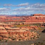 Looking down Lost Canyon from the Peek-a-boo Trail, Needles District of Canyonlands National Park, Utah