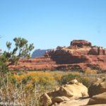 Rock formations from the Cave Spring Trail, Needles District of Canyonlands National Park, Utah