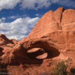 La Boca Arch in the wilderness outside of Moab, Utah