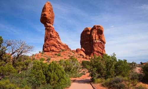 Big Balanced Rock in Arches