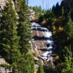 Autumn at Wraith Falls in Yellowstone National Park, Wyoming