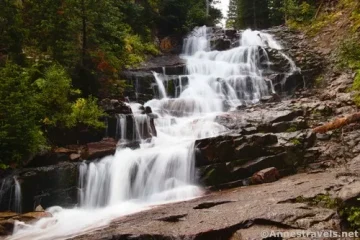 Gloria Falls in Little Cottonwood Canyon