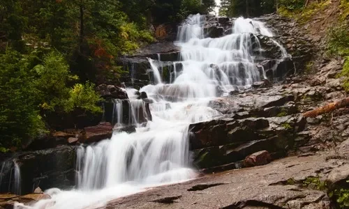 Gloria Falls in Little Cottonwood Canyon