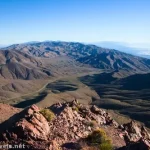 The Funeral Mountains from the top of Daylight Peak, Death Valley National Park, California