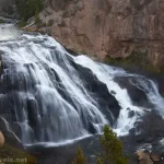 Gibbon Falls in Yellowstone National Park, Wyoming