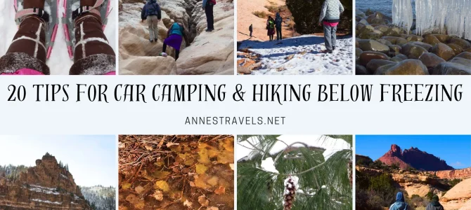 Tips for Hiking & Car Camping Below Freezing