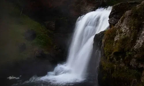 Moose Falls in Southern Yellowstone